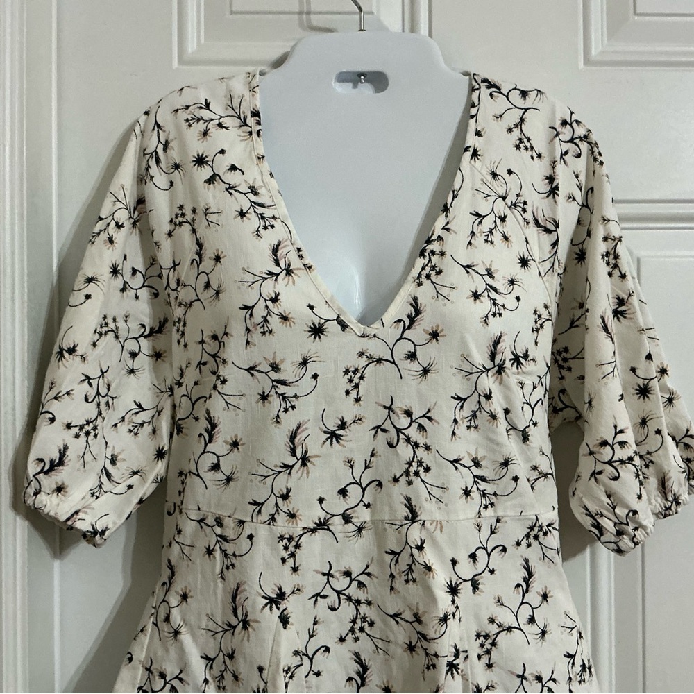 Universal Thread Cream Floral Mini Dress - Picture 2 of 8